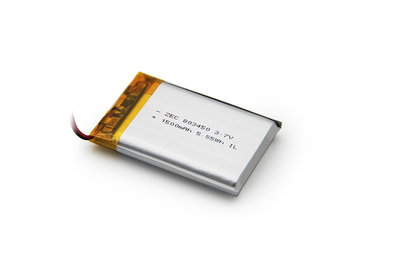 803450 1500mAh 3.7V聚合物鋰電池