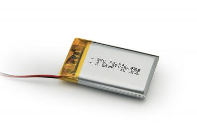 752742 800mAh 3.7V聚合物鋰電池